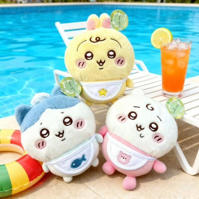 Chiikawa Sleeping Plush Pillow Usagi And Hachiware Cuddle Cushion_voghion.com
