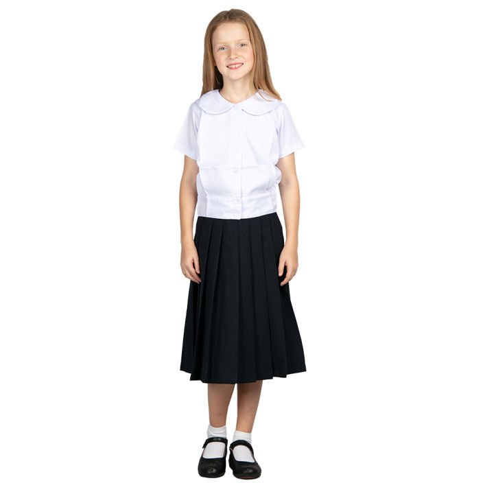 GUITAR GIRL'S SCHOOL UNIFORM BLOUSE BABY COLLAR KATRINA NAD PEACHTWILL ...