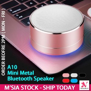 🎁 Original Product + FREE Shipping 🎁 [Double Mini] Mini A10 Speaker+Mini MP3 Player (TF USB FM Wireless Portable Music Sound Box+LED Bluetooth/Clipable)