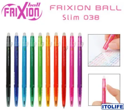 Pilot Frixion Ball Slim Pen 0.38mm- 1pc