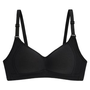 Luciin BR010 BH Bra Motif Garis Lurus Push Up Style Senam Zumba Yoga Pakaian Dalam Wanita Import