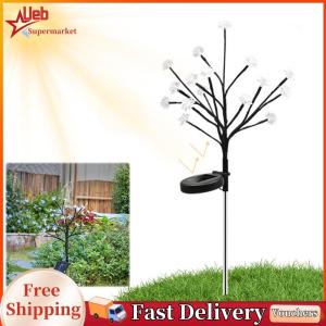 [Ueb] 2Pack Solar Garden Lights Waterproof Decorative Solar Lights Outdoor Lawn Lights
