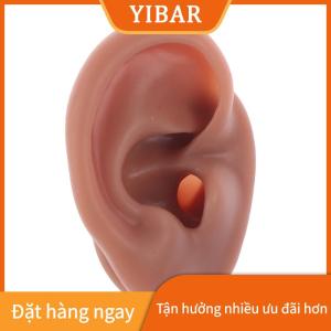 YIBAR 1X Silicone Tai mô hình thực hành xuyên công cụ tai Stud hiển thị công cụ cơ thể đồ trang sức