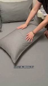 Premium Cotton Bedsheet Set 3in1 Queen Size Fitted Getah Keliling Soft Breathable Hotel Quality Cadar with Pillow Case