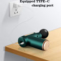 Massage Gun, Small Travel Massage Gun, Massage Gun Deep Tissue,Percussion Handheld Portable Muscle Massager Tool for Full Body Pain Relief, Ideal Gifts for Men, Women(Black). 
