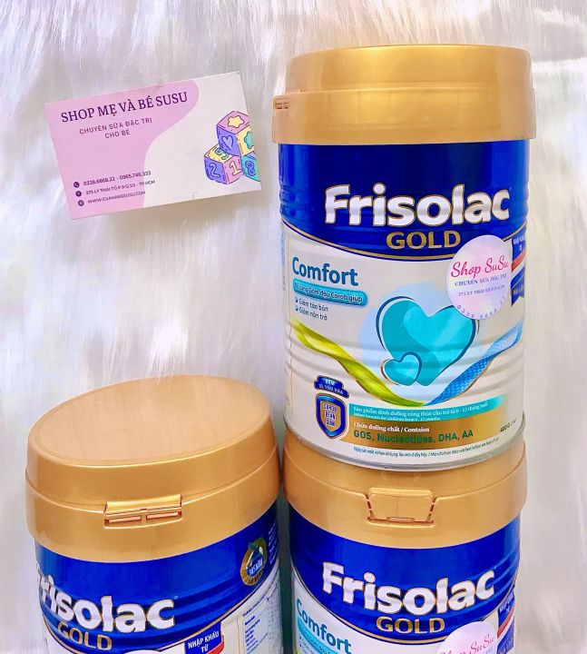 Sữa Frisolac Gold Comfort Chứa Chất Gôm Thiên Nhiên Của Cây Họ Đậu Dành  Cho Trẻ Táo Bón Nôn Trớ Trào Ngược 400g