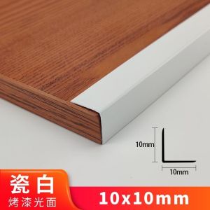 110cm L-shaped aluminum alloy strip corner protection edge strip titanium gold Angle anti-collision strip desktop edge decoration edge