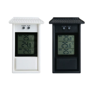 LCD Digital Indoor/Outdoor Waterproof Thermometer Garden GreenHouse Wall Temperature Measurement Max Min Value Display
