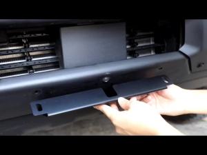 mv1 JeCar Car Front Bumper Registration License Plate Base Frame Holder Iron for Ford Bronco 2021 Up Auto Exterior Accessories Z7B1Q