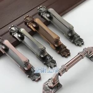 Aluminum Alloy Sliding Door Knob for Wardrobe Kitchen Cabinet Drawer Retro Light Luxury Style Home Hardware Philippines