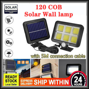 160/240COB Solar Wall Light PIR Motion Sensor Outdoor Waterproof Garden Solar Power Lights Street Lamp