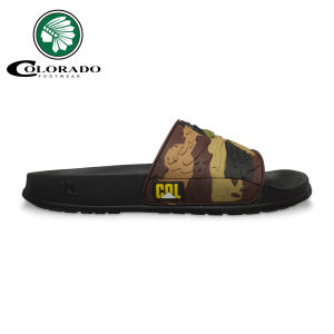 Sandal Selop Rubber Pria Barnett Colorado Army - Brown