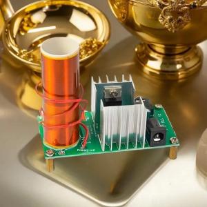 QUANSEN 1 Set DC 15-24V 15W Tesla Music Plasma Speaker Fun Kits Arc Plasma Magical Scientific Toy Mini Tesla DIY Electronic Kit