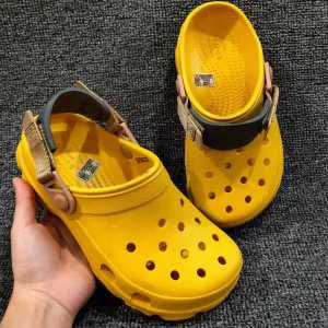 Crocs new hole slippers mens and womens sizes velcro adjustable strap