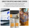 30 Sheets Transparency Film Paper, 8.5x11 Inches Transparent Film for Ink Jet Printer, 100% Transparencies Printing Transparent Film Sheets for Overhead Projector, Silk Screen Printing. 