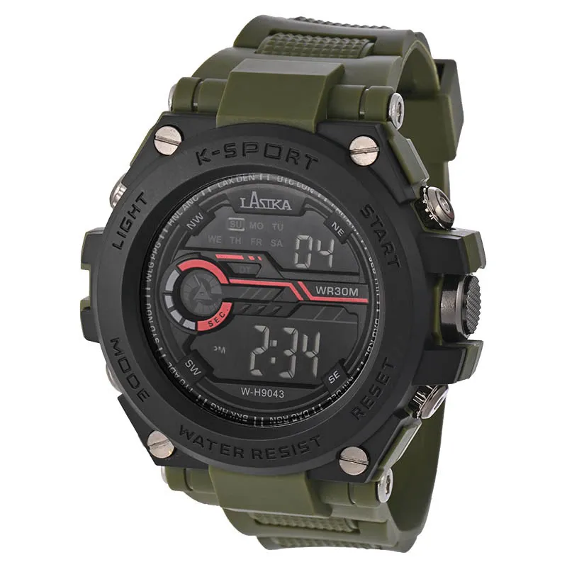 Montres Carlo Style 8550 Digital 50 Meter LCD Watch | Groupon