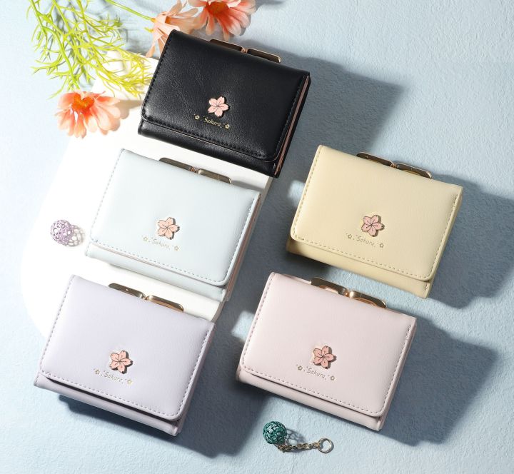 Louis Dompet Wanita Clutch Dompet Wanita Sakura Korean Style