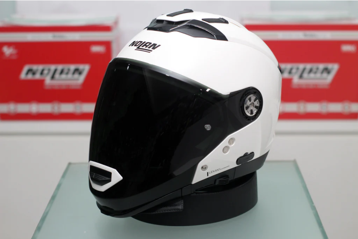 nolan flip up helmet singapore N120-1 Lineo 347 White/Blue/Red Flipover (DD-Ring, PSB Ap  Regina Specialties up model in Lexan polycarbonate is made with extreme attention to detail and with quality materials in our Italy plant Nolan Helmet N70-2 GT Classic
