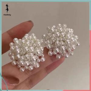 ส่วนลด 10 บาท สำหรับการซื้อ 1 ชิ้น ต่างหูเม็ดเดี่ยวรูปดอกไม้มุกสีขาวอ่อนโยนคลิปหูความรู้สึกระดับสูงสำหรับผู้หญิงอารมณ์งานแต่งงานเครื่องประดับของขวัญเครื่องประดับ