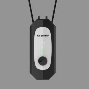 เครื่องฟอกอากาศพกพา 750mAh เครื่องฟอกอากาศ เครื่องฟอกพกพา เครื่องฟอกอากาศสร้อยคอสำหรับไวรัส ซุปเปอร์เครื่องฟอกอากาศต้านเชื้อไวรัส เครื่องฟอกอากาศแบบพกพาไอออนลบ อินเทอร์เฟซ 5V TYPE-C ใช้ได้ 60 ชม. 150 ล้านไอออนลบ Air Purifier Necklace