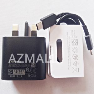 (25W Super Fast Charger) ORIGINAL Vietnam Adapter EP-TA800 PD Cable Set SAMSUNG Galaxy Note20 Note 20 Ultra Note10 lite S20 FE S21 S21+ S22 S10 5G A50s A52 A52s 5G M22 M31s M32 M51 M52 M62 Z Flip3 Fold3 Fold2 A70 A70s A71 A72 A80 A90 Tab S6 Lite [Import]
