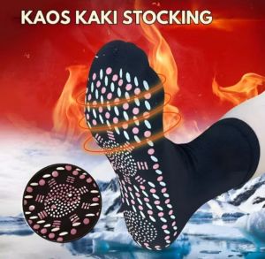 HEALWIZE Pemanas Kaki Magnetik Foot Support Tourmaline Therapy Kaos Kaki Penghangat Diri Pria Wanita HM