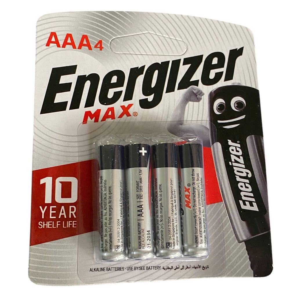 Bộ 4 viên pin AAA pin Energizer AAA 1.5V dùng cho điều khiển