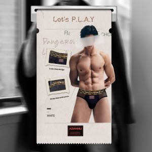 CMENIN ADANNU 1Pcs New Nylon Jockstrap Underwear Man Brief Quick Dry Innerwear Mens Panties Briefs Men Underpants Mens Swim AD402