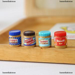 [COD] SweetBabiese ของเล่นตกแต่งบ้านตุ๊กตาเนยถั่วจำลอง6ชิ้น