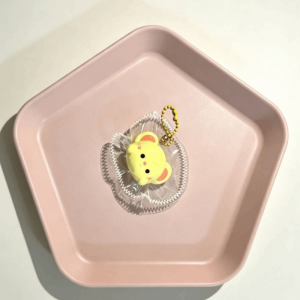 TANFU Food-Grade Silicone Animal Squishy Keychain Mini Cute Animals Soft Mochi Fidget Toy Keyring Fidget Sensory Cream Mold Squeeze Keychain Adults