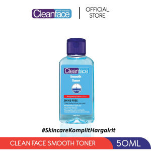[BPOM] CLEANFACE Smooth Toner | Facial Wash Clean Face Mist with Salicylic Acid and Vitamin A C and E Smoothing Brightening