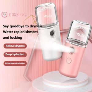 30ML Mini Facial Steamer Personal Nano er USB Nebulizer Humidifier Moisturizing Hydrating Women Beauty Skin Care Tool new