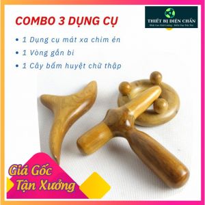 Dụng Cụ Mát Xa Bấm Huyệt CầmTay - Combo 3 Món Linh Hoạt