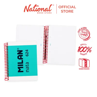 Milan Spiral Notebook Hard Cover A5 80 sheets Green