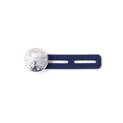 【Luckiyou】Nail-free Waist Extension Metal Long Button Retractable Elastic Jeans Waist Buckle Trousers Waistband Expander