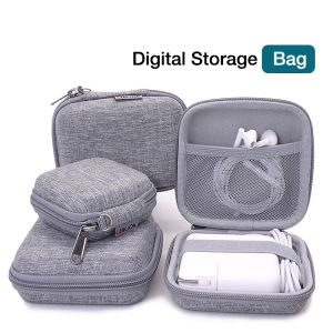 BlueWow GH1371 Portable Earphone Storage Bag Hard Shell Digital Gadgets Case EVA Bluetooth Bag Data Cable MAC Charger U Disk Protective Cover