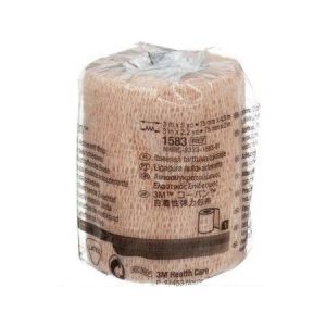 Băng thun tự dính Coban 3M 1583 sử dụng trong y tế sản xuất tại Mỹ (Kích thước 75cm*45m) thương hiệu Mỹ