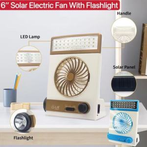 12‘’ emergency fan solarfan with pannel solar fan with emergency light stand fans solar flashlight rechargeable solar fan with charging phone rechargable lamp light rechargable led light solar flashlight rechargeable camping set equipmentBINLU