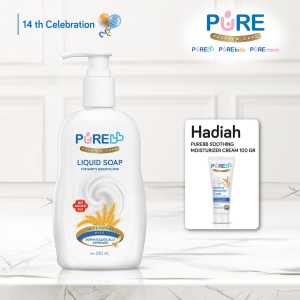 PureBB Liquid Soap 230ml - PUREBABY sabun bayi kulit kering / kulit / sensitif / biang keringat / pure wash / hair and body wash / sabun mandi bay / sabun cair / melembabkan / perlengkapan mandi bayi