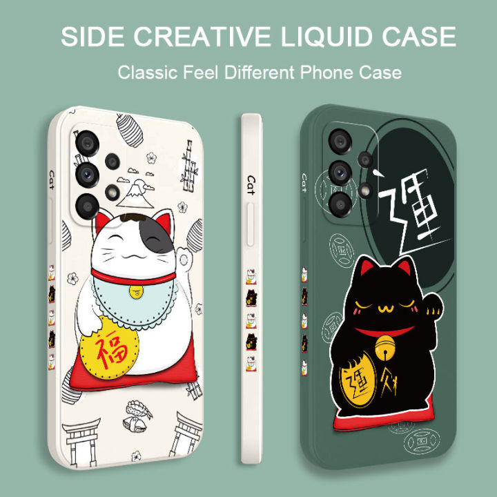 Good Luck Cat Phone Case For Samsung Galaxy A54 A34 A14 A04E A15