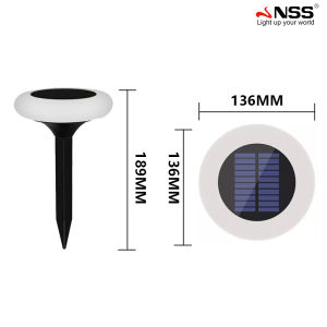 Nss multicolor solar garden light solar outdoor light garden lights decoration garden lights outdoor waterproof solar post lamp outdoor waterproof lights for room at night design lamp led light