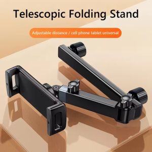 Car 360° Rotable Tablet Holder Car Rear Phone Holder Foldable Adjustable IPad Car Mount Phone Clip