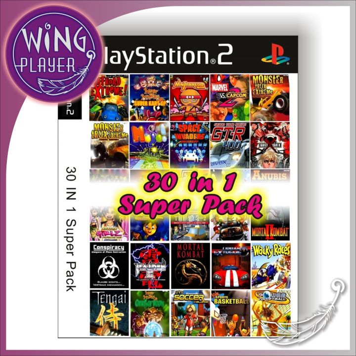 PS2 Game - 30 IN 1 Super Pack Collection