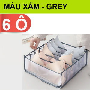 Hộp Khay Đựng Đồ Lót Tất Vớ Nhiều Ô Ngăn Gọn Gang Tiện Dụng