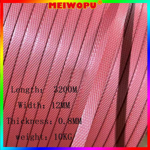 Retail and wholesale color transparent packaging with plastic belt woven PP packaging with hot -melt manual hand manual