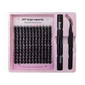 RERAT แบ่งส่วน ขนตาปลอมงอน 144ชิ้นค่ะ ติดทนนาน ชุดต่อขนตา DIY ขนตามิงค์ ใช้ซ้ำได้ กลุ่มขนตาส่วนบุคคล เริ่มต้นเริ่มต้นใหม่