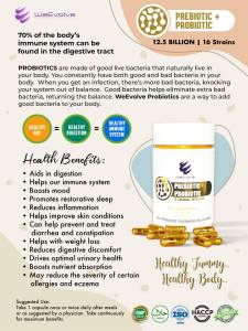 PREBIOTICS/PROBIOTICS 30 CAPSULES FOR DIGESTIVE CAR