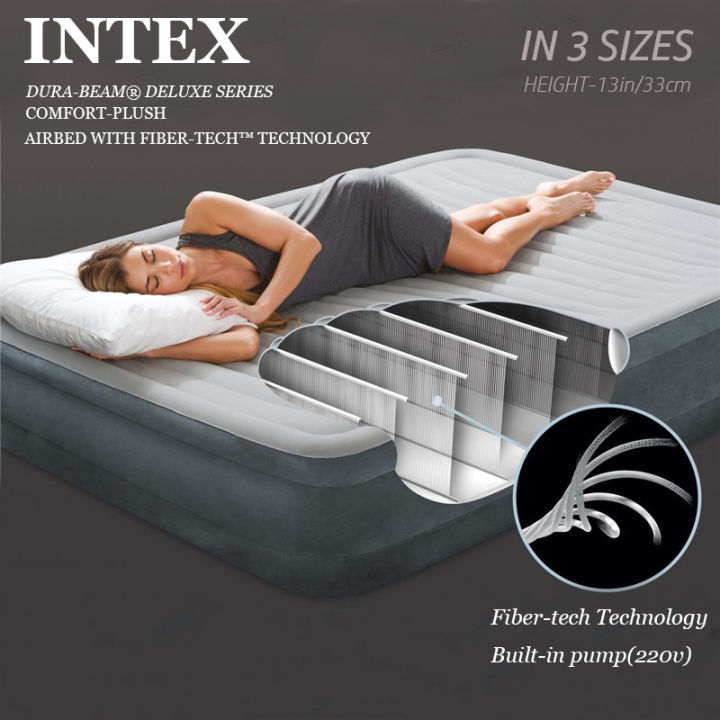 Intex 64132ND - Materasso Dura-Beam Pillow Rest Deluxe Singolo - Foto 9