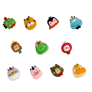 User friendly Woolen Coaster Funny Cartoon Designs Multifunctional Desk Decors For Workspaces Organization