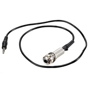 Đàn Guitar nhựa kim loại thực tế Cáp áp điện 660mm kết nối trực tiếp Endpin đầu ra âm thanh nổi jack cắm cho hệ thống đón âm thanh